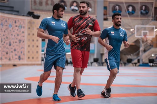 Photos- Iran Free Style Wrestling Training before Tokyo Olympics